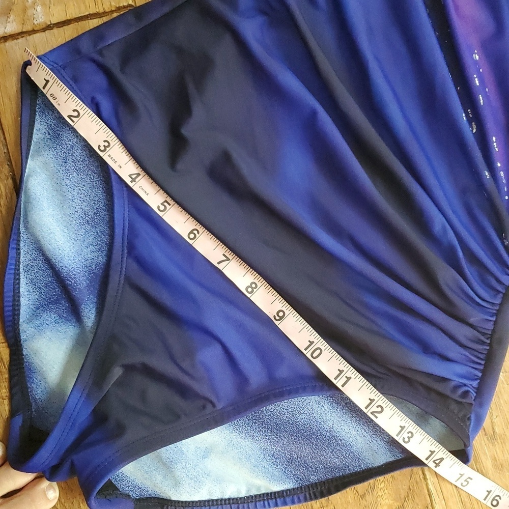 Miraclesuit By Kirkland Blue Purple and Black Swimwear - Picture 9 of 10